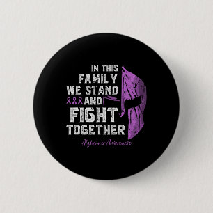 Disease Family Support Awareness Spartan Warrior 6 Cm Round Badge