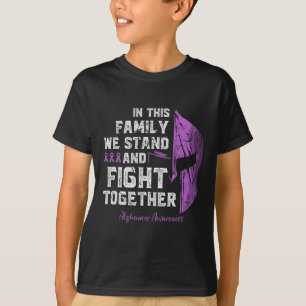 Disease Family Support Awareness Spartan Warrior T-Shirt