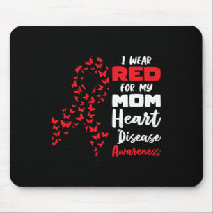 Disease February Wear Red Heart Disease Awareness Mouse Mat
