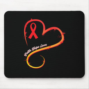 Disease February Wear Red Heart Disease Awareness  Mouse Mat