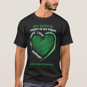 Disease Fighter Warrior Husband Wife Men Women Gif T-Shirt