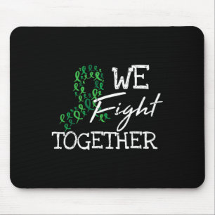 Disease Green Ribbon Family Quote Awareness Gifts Mouse Mat