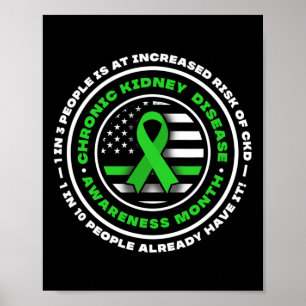 Disease Husband Kidney Disease Awareness Gifts Poster