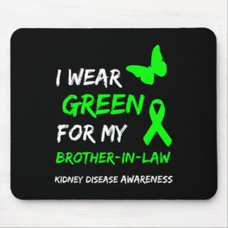 Disease I Wear Green For My Brother-in-law Ribbon Mouse Mat