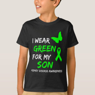 Disease I Wear Green For My Son Ribbon T-Shirt