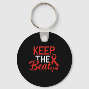 Disease Keep The Beat Chd Heart Defect Awareness Key Ring
