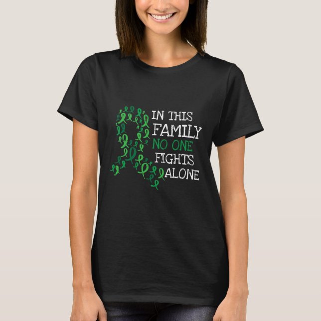 Disease Mental Health Scoliosis Ribbon Awareness G T-Shirt (Front)