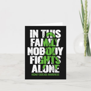Disease Support - Family Kidney Disease Awareness Card