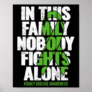 Disease Support - Family Kidney Disease Awareness Poster