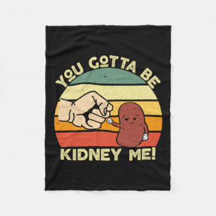 Disease Transplant Fun Kidney Organ Donor Donate  Fleece Blanket
