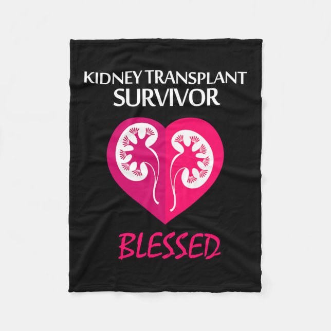Disease Transplant Survivor  Fleece Blanket (Front)