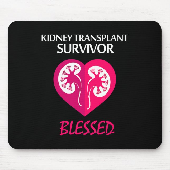 Disease Transplant Survivor  Mouse Mat (Front)
