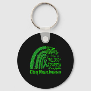 Disease Warrior I'm Fine 2 Key Ring