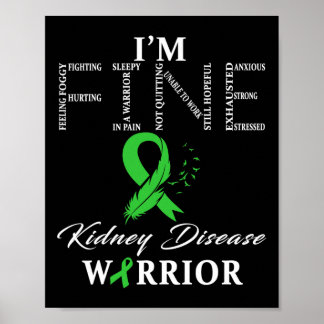 Disease Warrior I'm Fine Poster