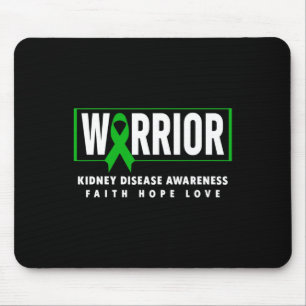 Disease Warrior - Kidney Disease Awareness  Mouse Mat