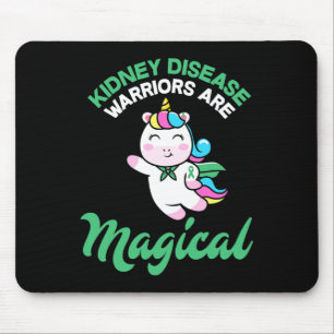 Disease Warrior Magical Unicorn Kidney Awareness Mouse Mat