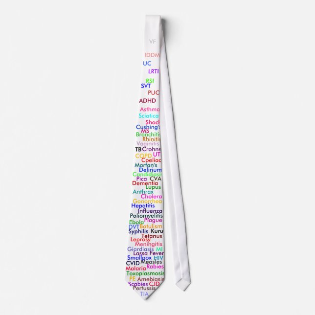 Diseases Tie (Front)