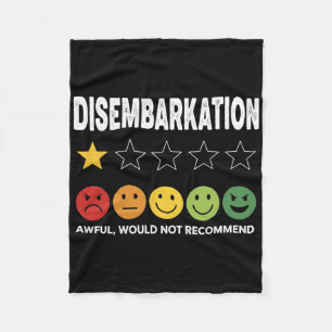 Disembarkation - Awful Would Not Recommend 2  Fleece Blanket