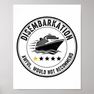 Disemrkation - Awful Would Not Recommend 3 Poster