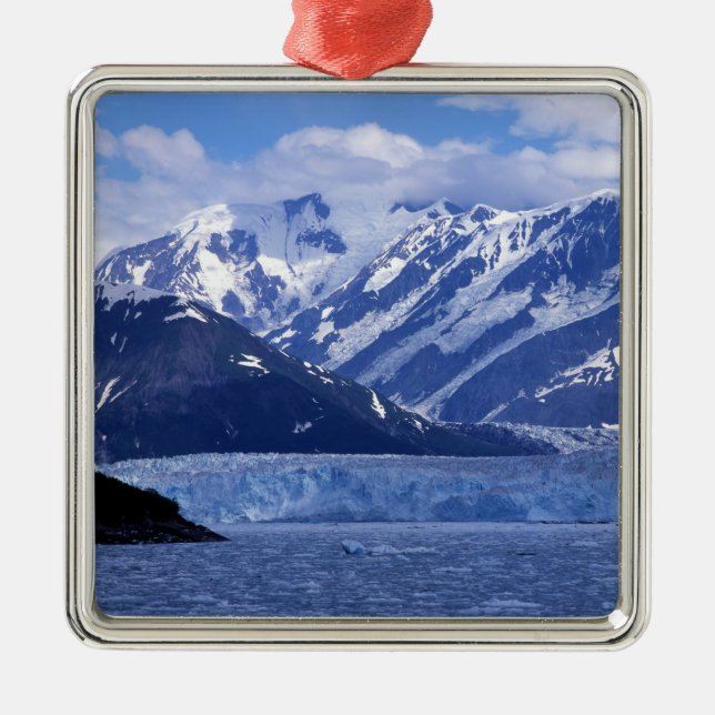Disenchantment Bay and Hubbard Glacier, Metal Tree Decoration (Front)