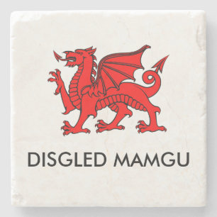 Disgled Mamgu: Grandma's Cuppa South Welsh Coaster