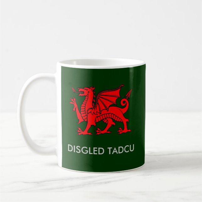 Disgled Tadcu - Grandad's Cuppa in South Welsh Coffee Mug (Left)