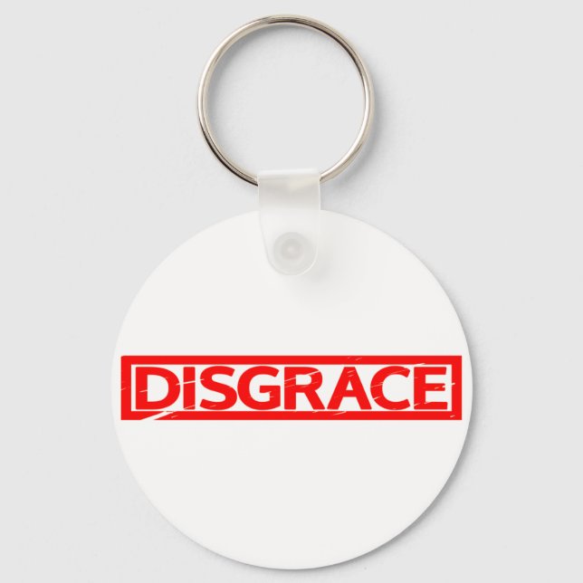 Disgrace Stamp Key Ring (Front)