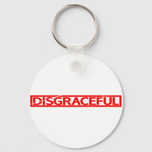 Disgraceful Stamp Key Ring