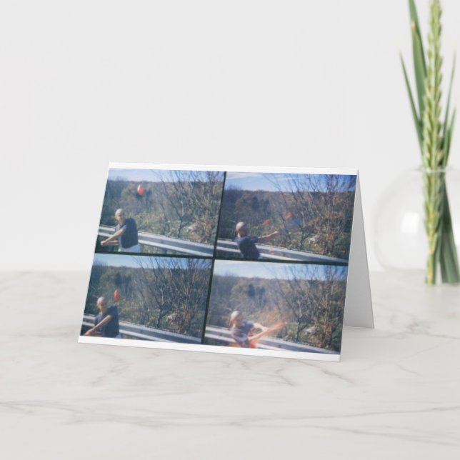 Disgruntled Elf Holiday Card (Front)