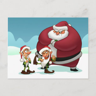 Disgruntled Elves Postcard