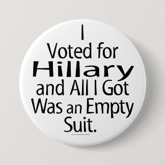 Disgruntled Hillary Supporter 7.5 Cm Round Badge