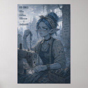 Disgust / Seamstress / Sewing Factory Poster