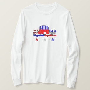 Disgusted Republican- Black Trim T-Shirt