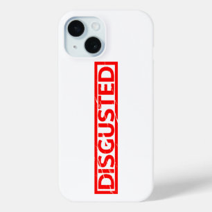 Disgusted Stamp iPhone 15 Case
