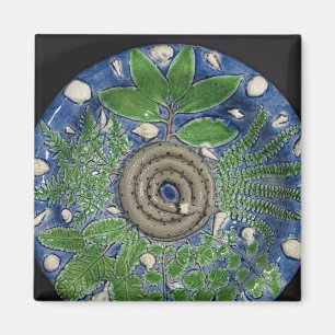 Dish, Palissy Ware Magnet