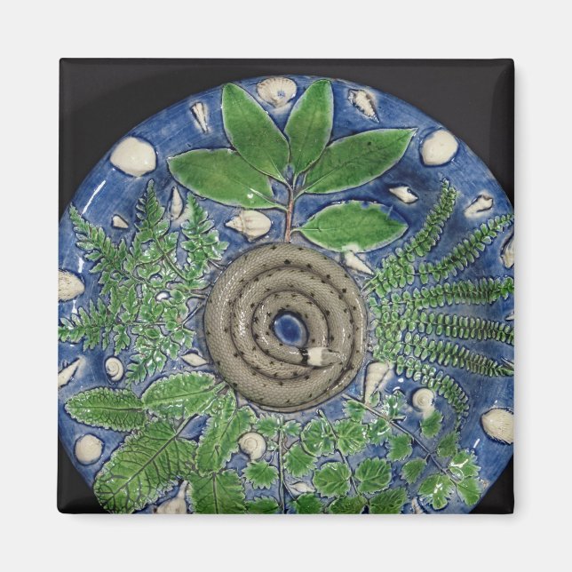 Dish, Palissy Ware Magnet (Front)