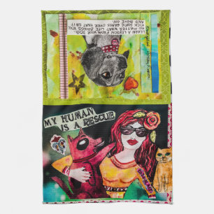 Dish towel-dogs tea towel