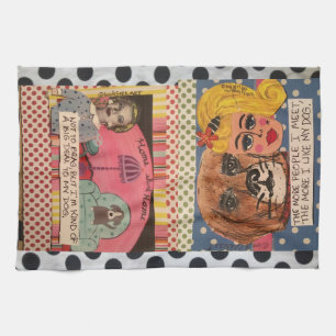 Dish towel-dogs tea towel