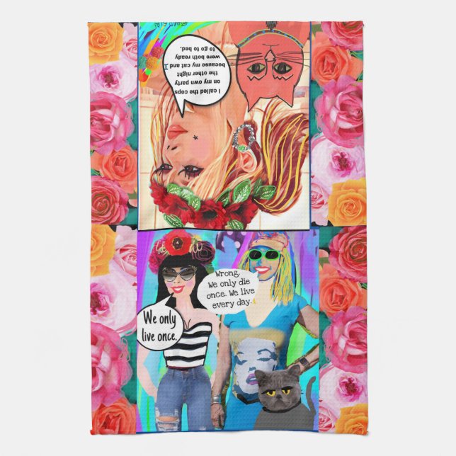 Dish towel- kitchen towel (Vertical)