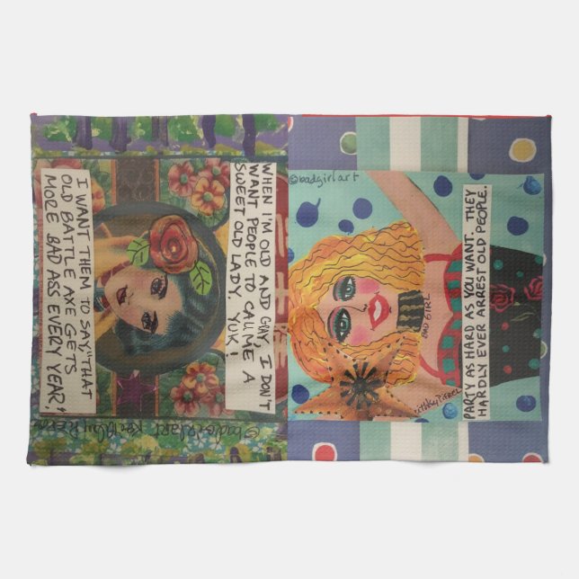 Dish towel- my dentist told me I needed a crown an Tea Towel (Horizontal)