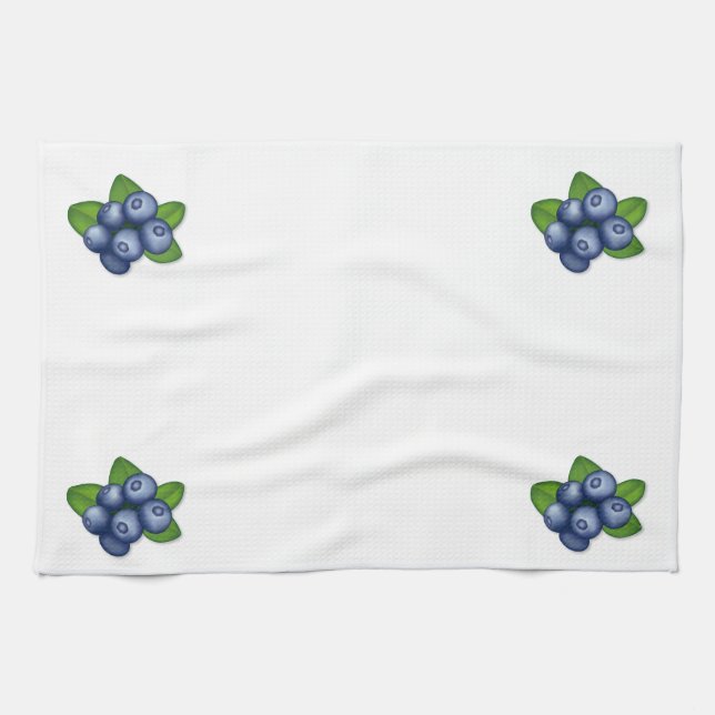 Dish up the Blueberries Tea Towel (Horizontal)
