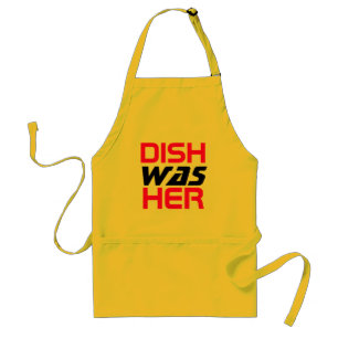 Dish Was Her Dishwasher Apron