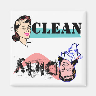 Dish Washer Magnet Finger Wag Dirty vs Wink Clean