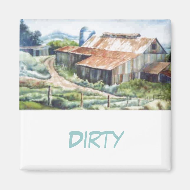 Dish Washer Status Magnet (Front)