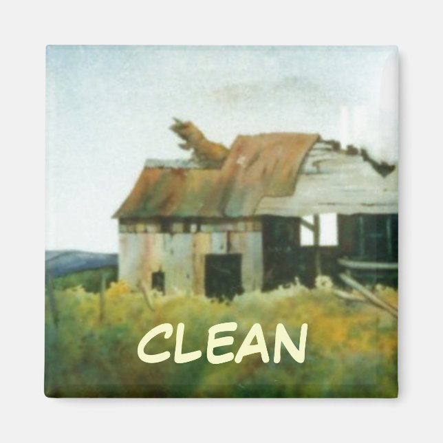 Dish Washer Status Magnet (Front)