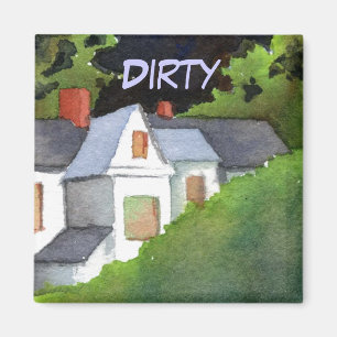 Dish Washer Status Magnet