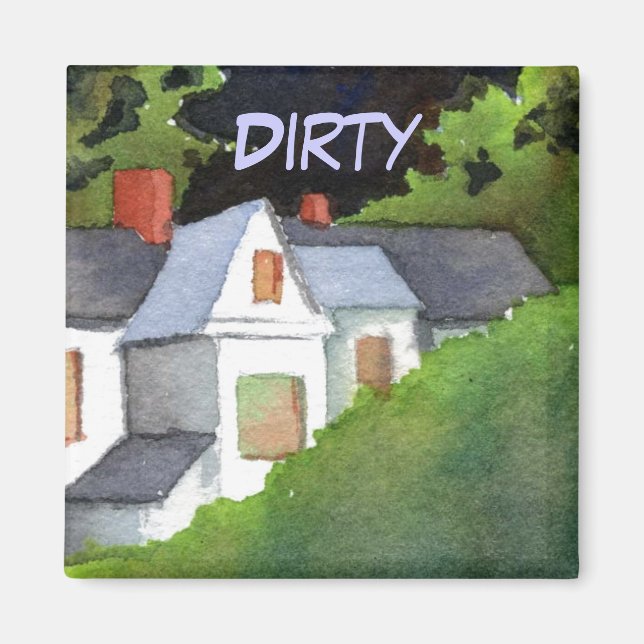 Dish Washer Status Magnet (Front)