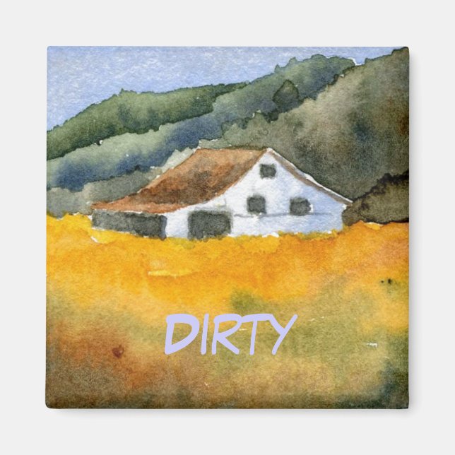 Dish Washer Status Magnet (Front)