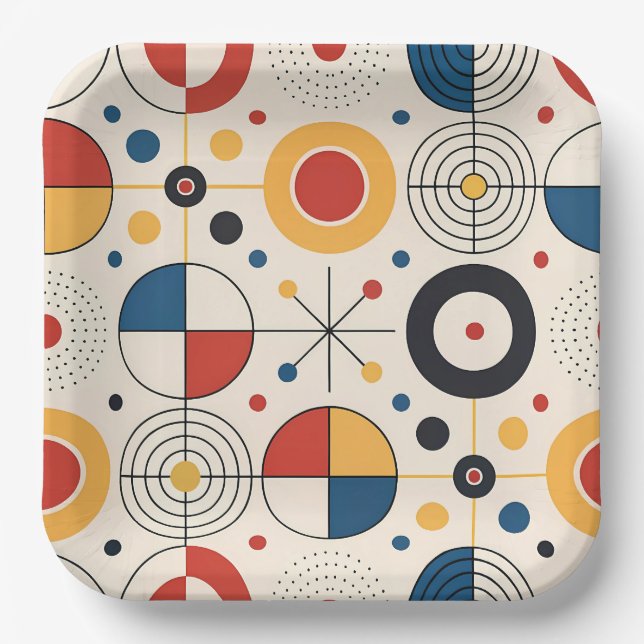 Dishes geometric design (Front)