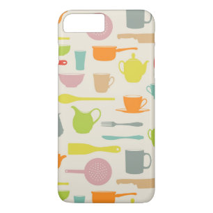Dishes Pattern iPhone 8 Plus/7 Plus Case